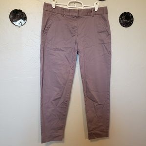 J. Crew city fit periwinkle soft purple capri pant